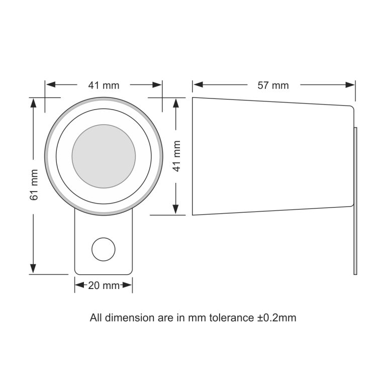 iota piezo siren MCR115