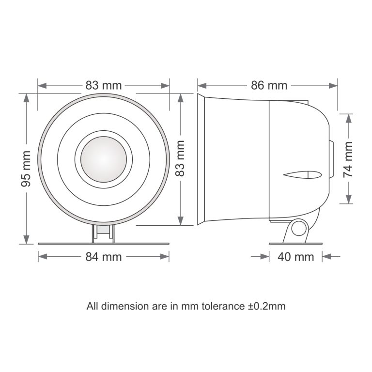 Electronic Siren KEN124